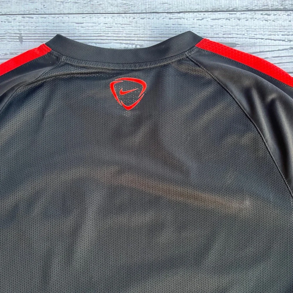 Nike Manchester United Aon Dri-FIT Training Soccer Jersey Black Red XL Blokecore